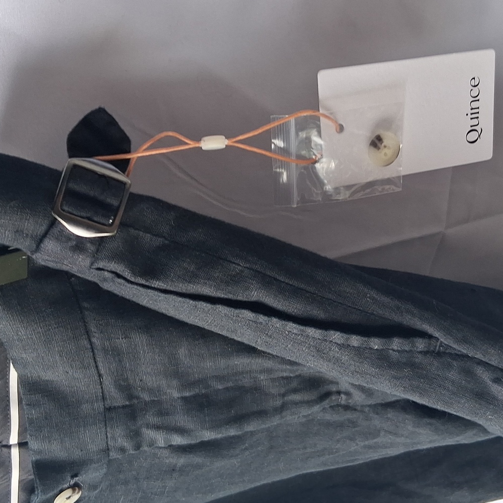 Quince 100% Linen Black Dress Pants 30×34 - Picture 6 of 14